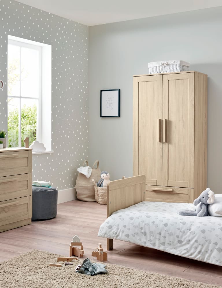 Atlas 3 Piece Cotbed Range with Dresser and Wardrobe 3 of 9