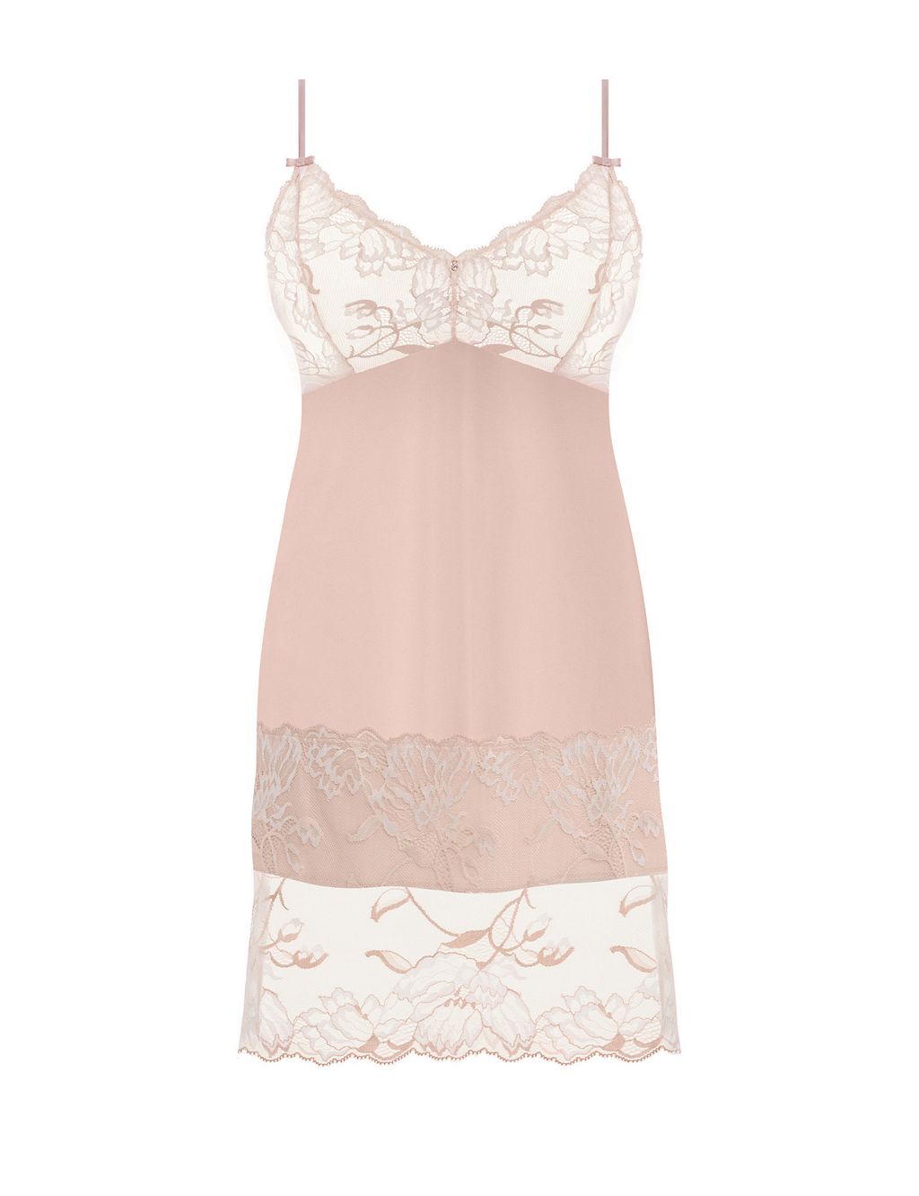Aubree Strappy Lace Chemise 1 of 4