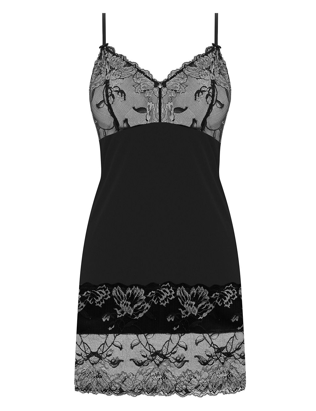 Aubree Strappy Lace Chemise 1 of 5