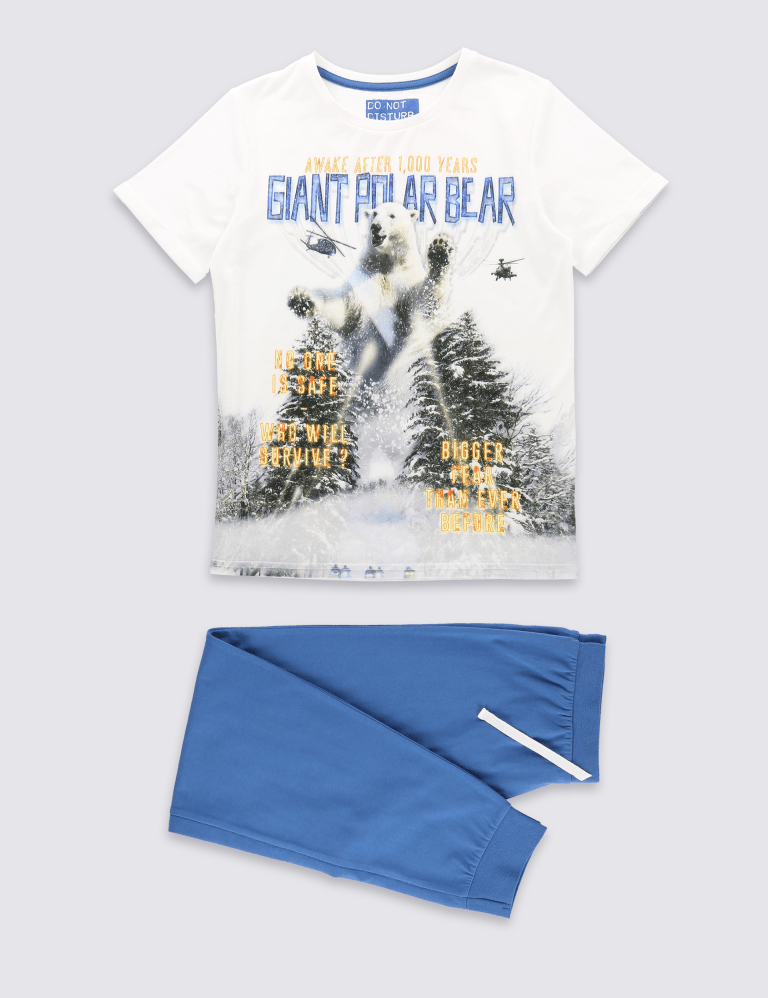 M&s polar online bear pyjamas