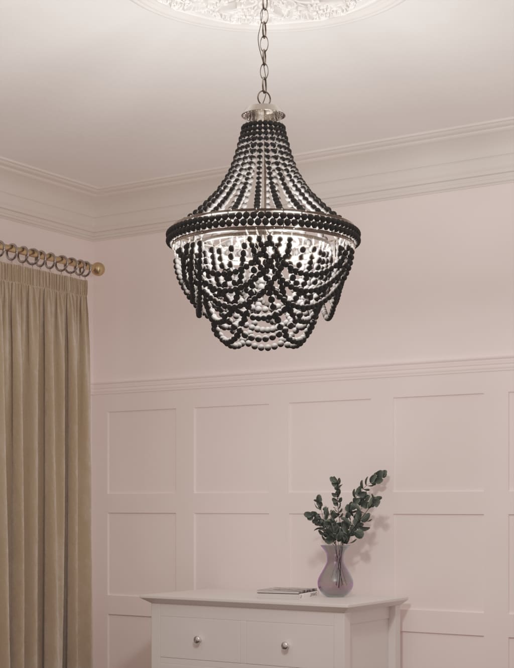Aurelia Beaded Chandelier 1 of 8