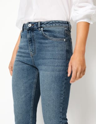 marks and spencer ladies cropped jeans