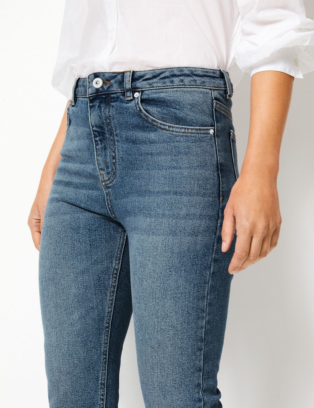 Authentic Straight Leg Cropped Jeans 4 of 5