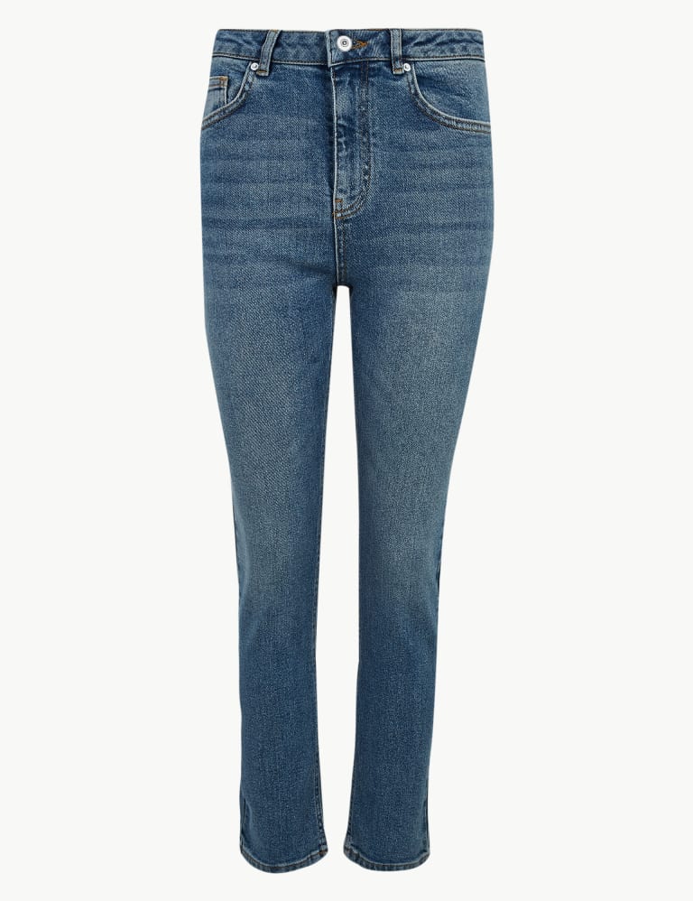 M&s white cropped jeans discount