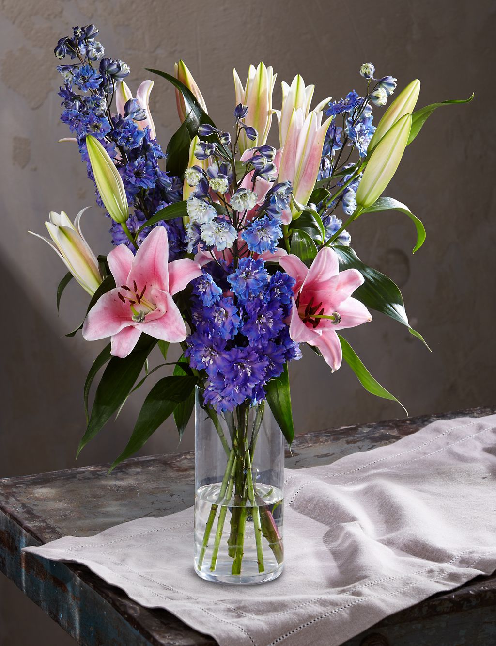 Autograph™ Lilies & Delphinium Bouquet 3 of 4