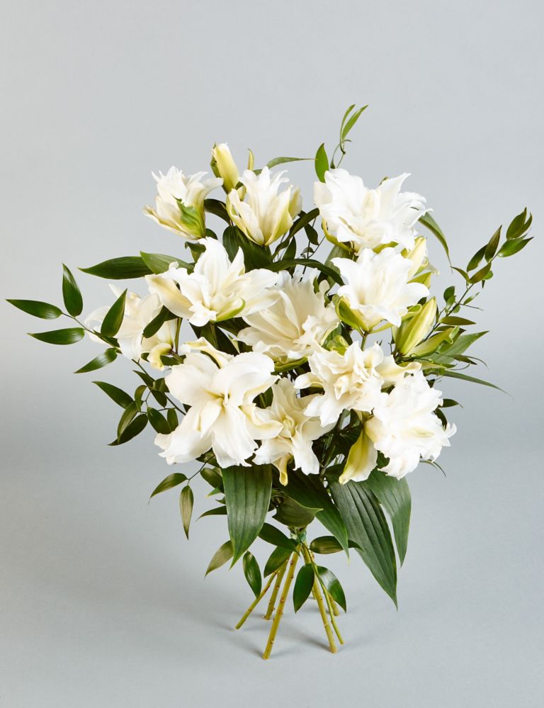 Autograph™ White Double Lilies 1 of 4