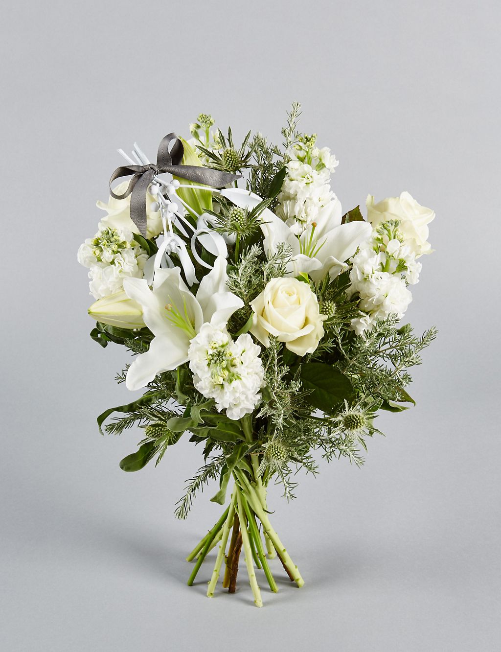 Autograph™ White Mistletoe Bouquet 6 of 6