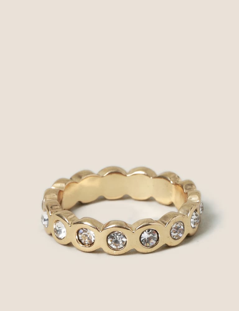 Autograph CZ Circle Ring