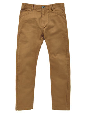 Autograph Chinos with Adjustable Waist (5-14 Years) Image 2 of 4