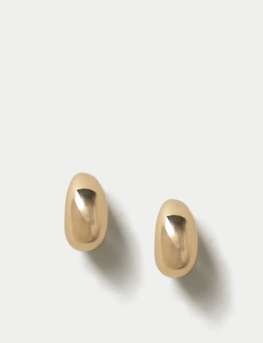 Autograph Gold Dome Hoop Earrings 1 of 2
