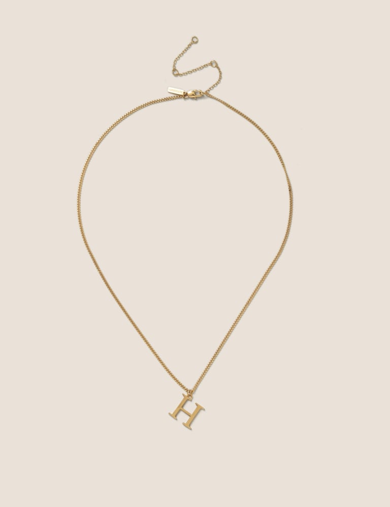 Hermes clearance initial necklace