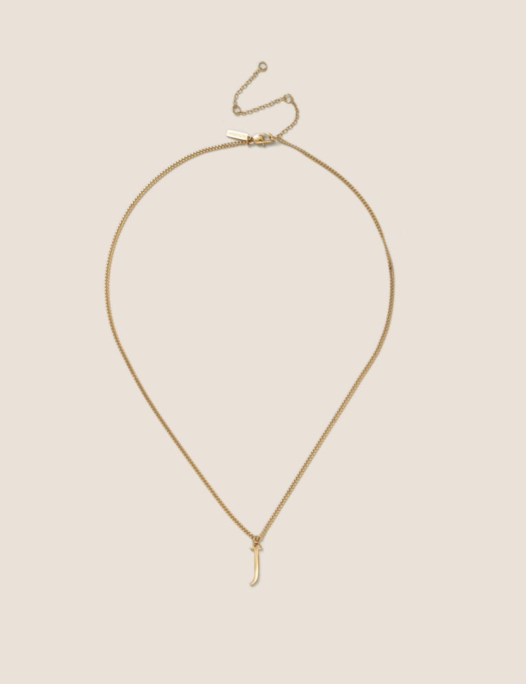 Small j initial necklace best sale