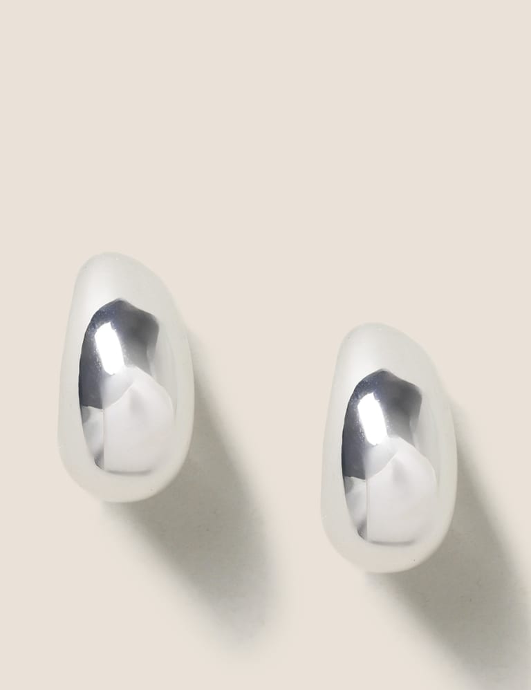 M&s silver earrings discount