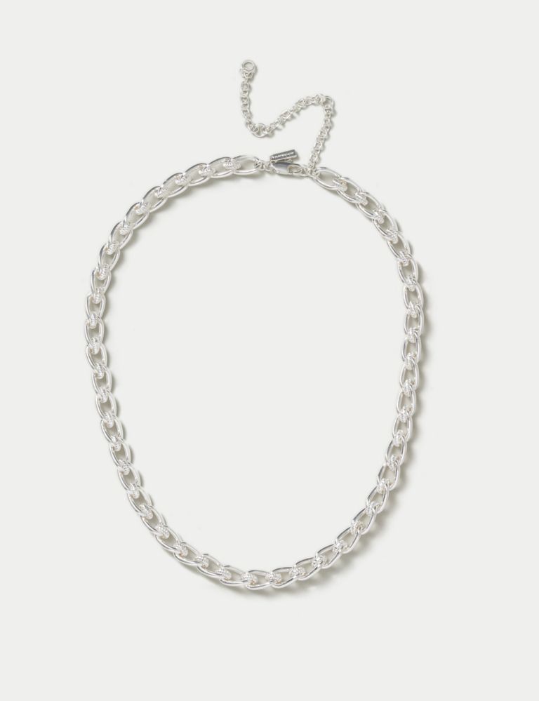 Autograph Silver Tone Chain Necklace 1 of 1