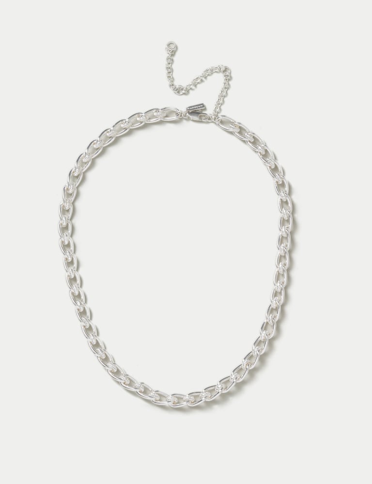 Autograph Silver Tone Chain Necklace