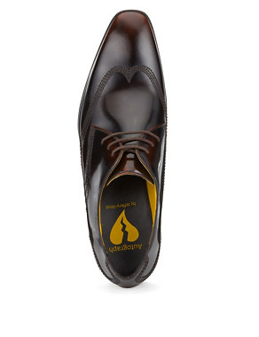 Autograph by Jeffery West Leather Wavy Wingtip Shoes Image 2 of 3