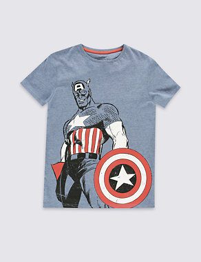 Avengers™ Captain America Shield T-Shirt (5-14 Years) Image 2 of 3