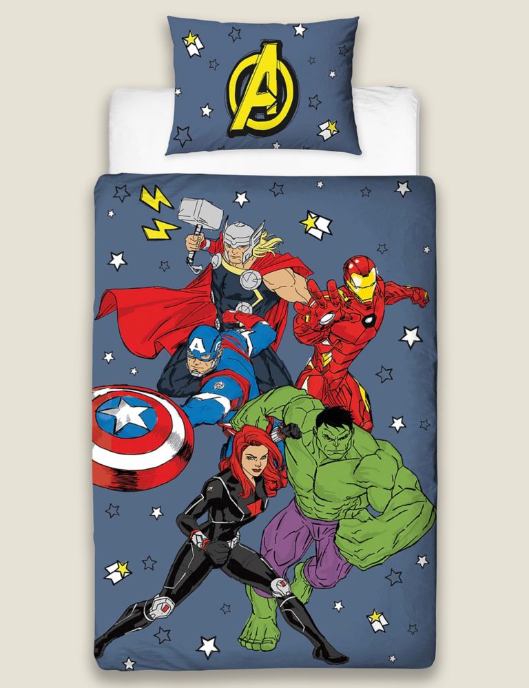 Avengers™ Cotton Blend Single Bedding Set 2 of 7