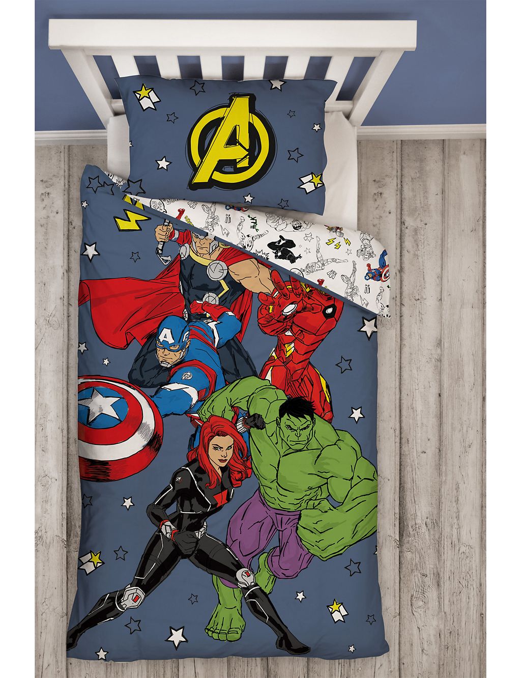 Avengers™ Cotton Blend Single Bedding Set 4 of 7
