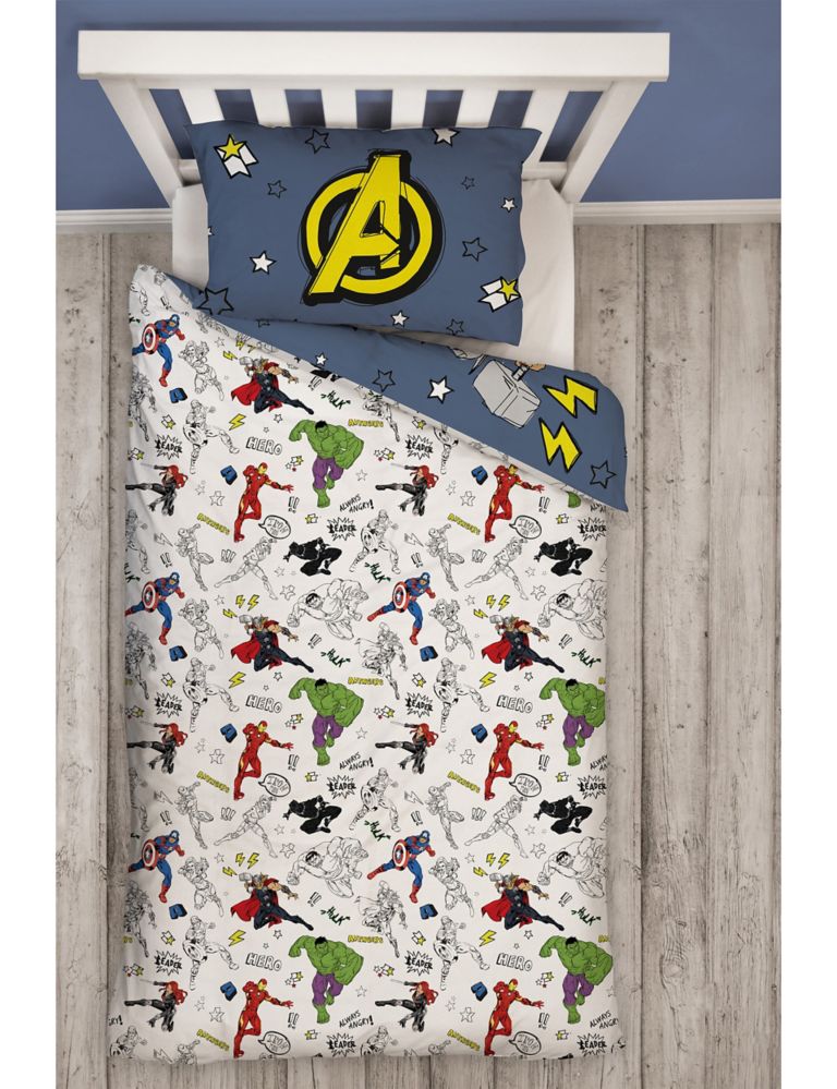 Avengers™ Cotton Blend Single Bedding Set 7 of 7
