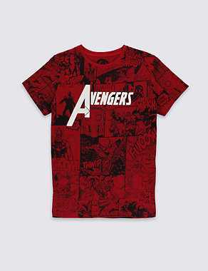 Avengers™ Pure Cotton T-Shirt (5-16 Years) Image 2 of 3