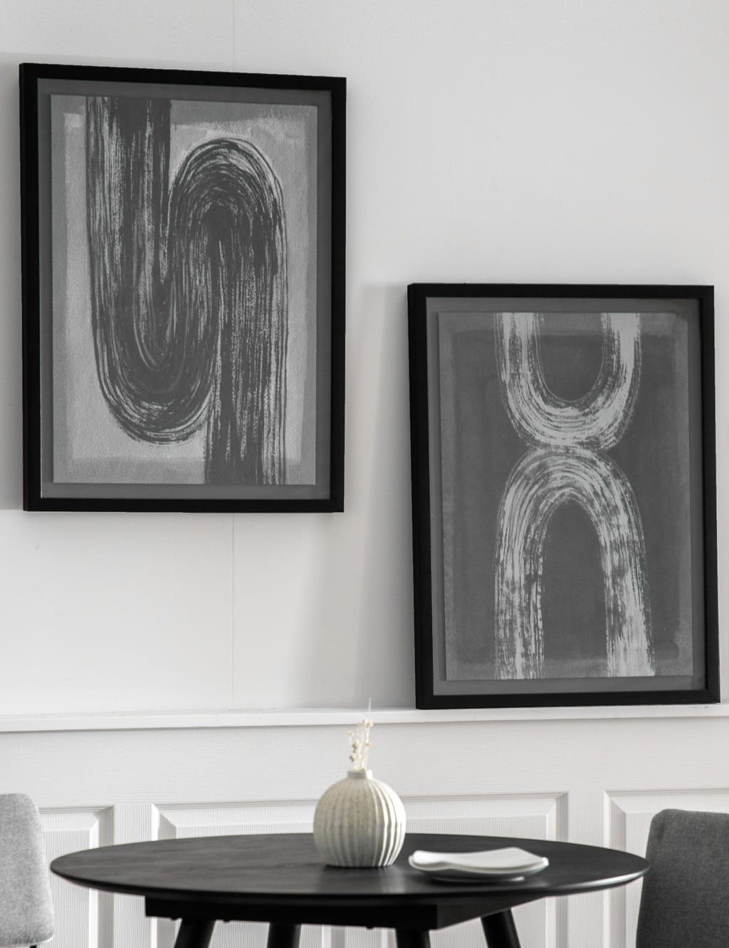 Avenue Abstract Rectangle Framed Art | Gallery Home | M&S