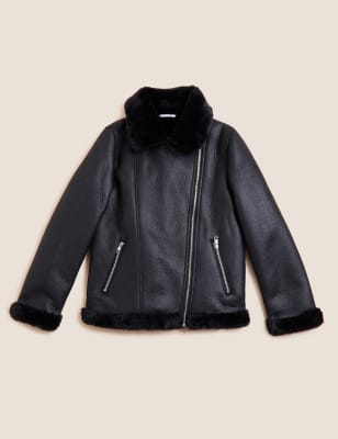 Girls store aviator jacket