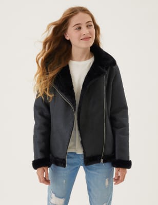 Girls 2025 aviator jacket