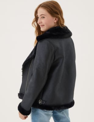 Girls shop aviator jacket