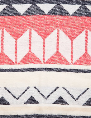 Aztec Print Blanket Scarf Image 2 of 3