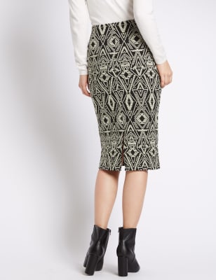 Aztec print tube deals skirt new look