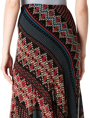 Aztec Stripe Long Skirt Image 2 of 4
