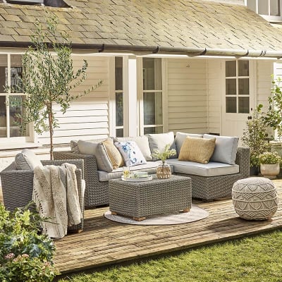 Cane look deals outdoor furniture