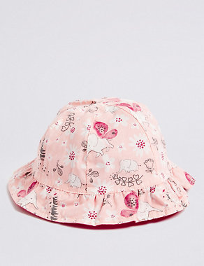 Baby 2 Pack Reversible Bucket Hats Image 2 of 5
