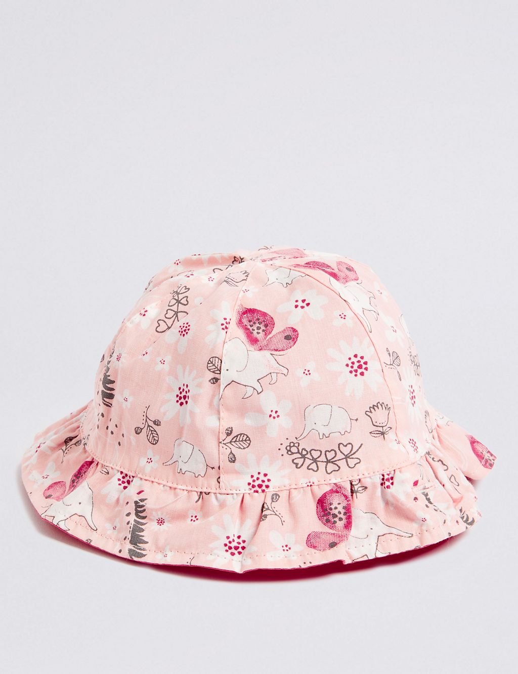 Baby 2 Pack Reversible Bucket Hats 1 of 5