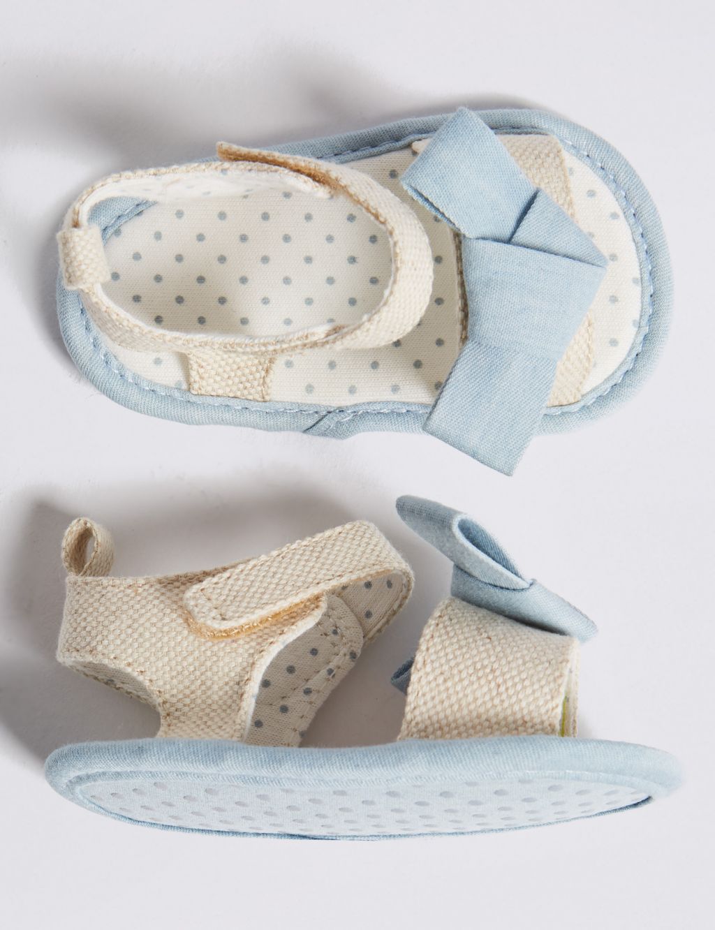 Baby Bow Pram Sandals (0-18 Months) 1 of 4