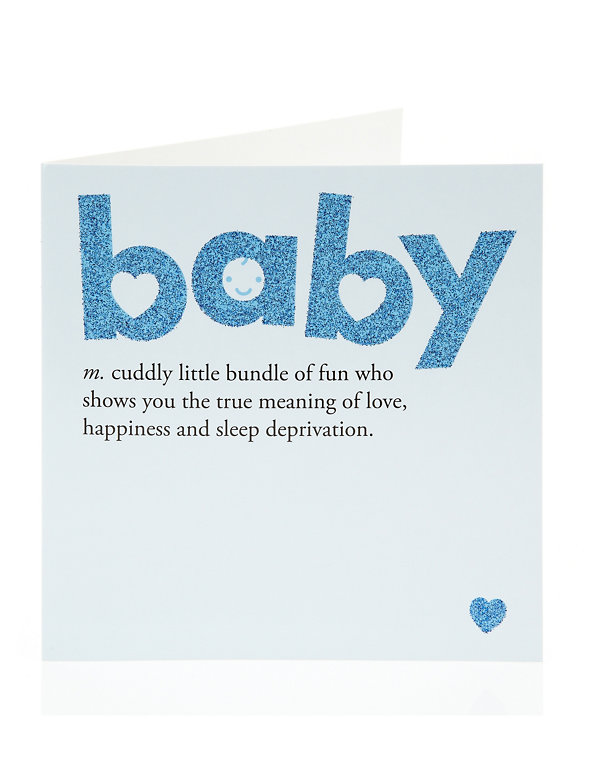 Baby Boy Birthday Card Image 1 of 1