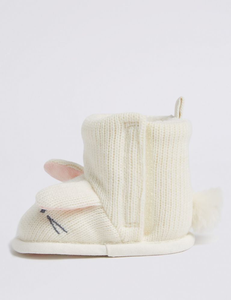 Baby Bunny Knitted Pram Boots 3 of 4