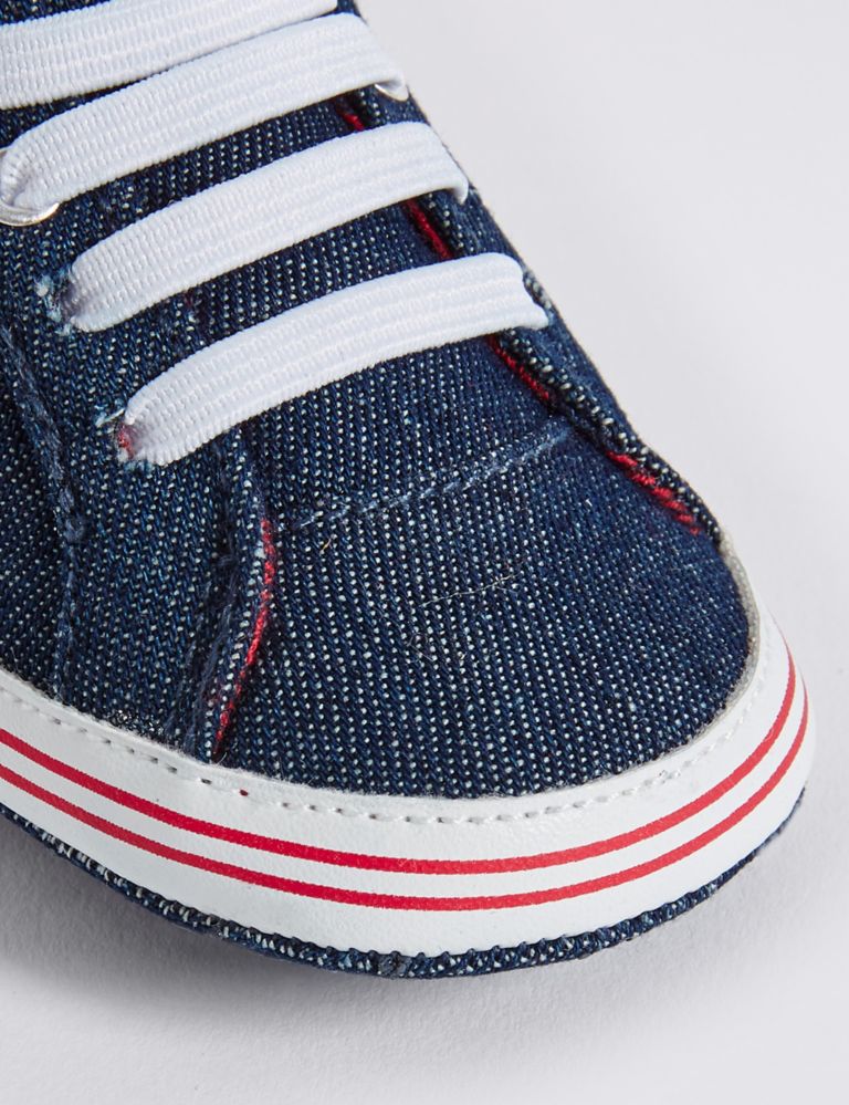 Baby Denim Pram Shoes (0-18 Mths) 4 of 4