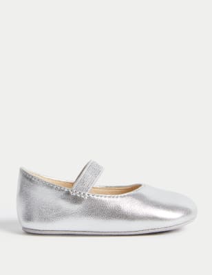 Silver 2024 pram shoes