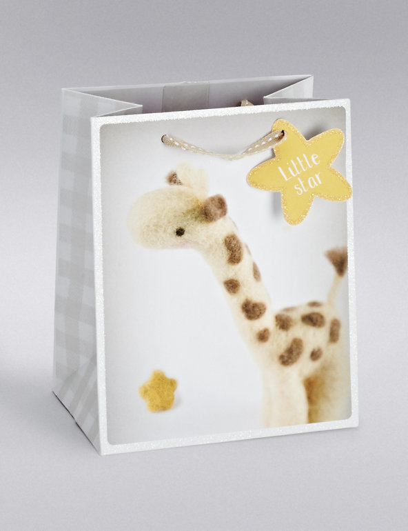 Baby Giraffe Small Gift Bag Image 1 of 2