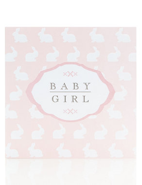 Baby Girl White Rabbit Gift Card Image 2 of 3