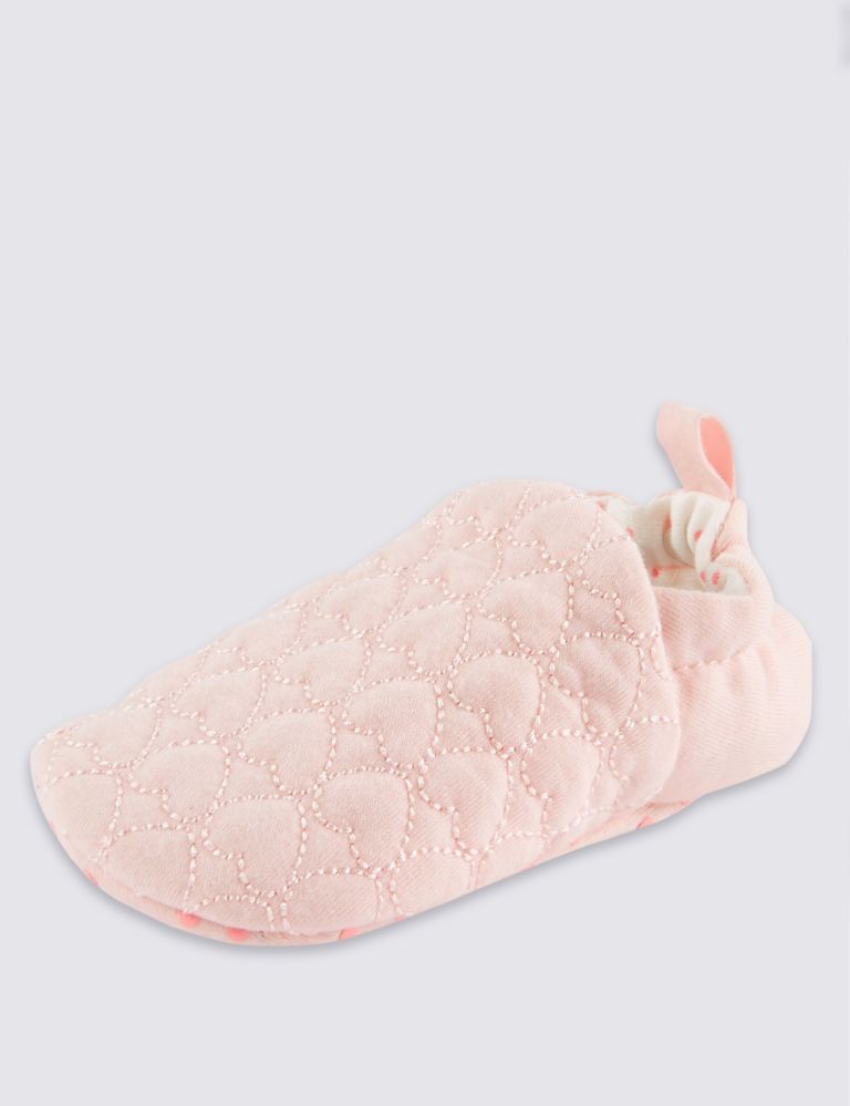Baby Heart Pull-on Pram Shoes 1 of 4