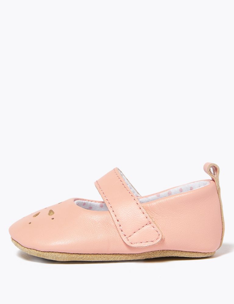 Baby Leather Riptape Mary Jane Shoes (0-18 Mths) 3 of 4
