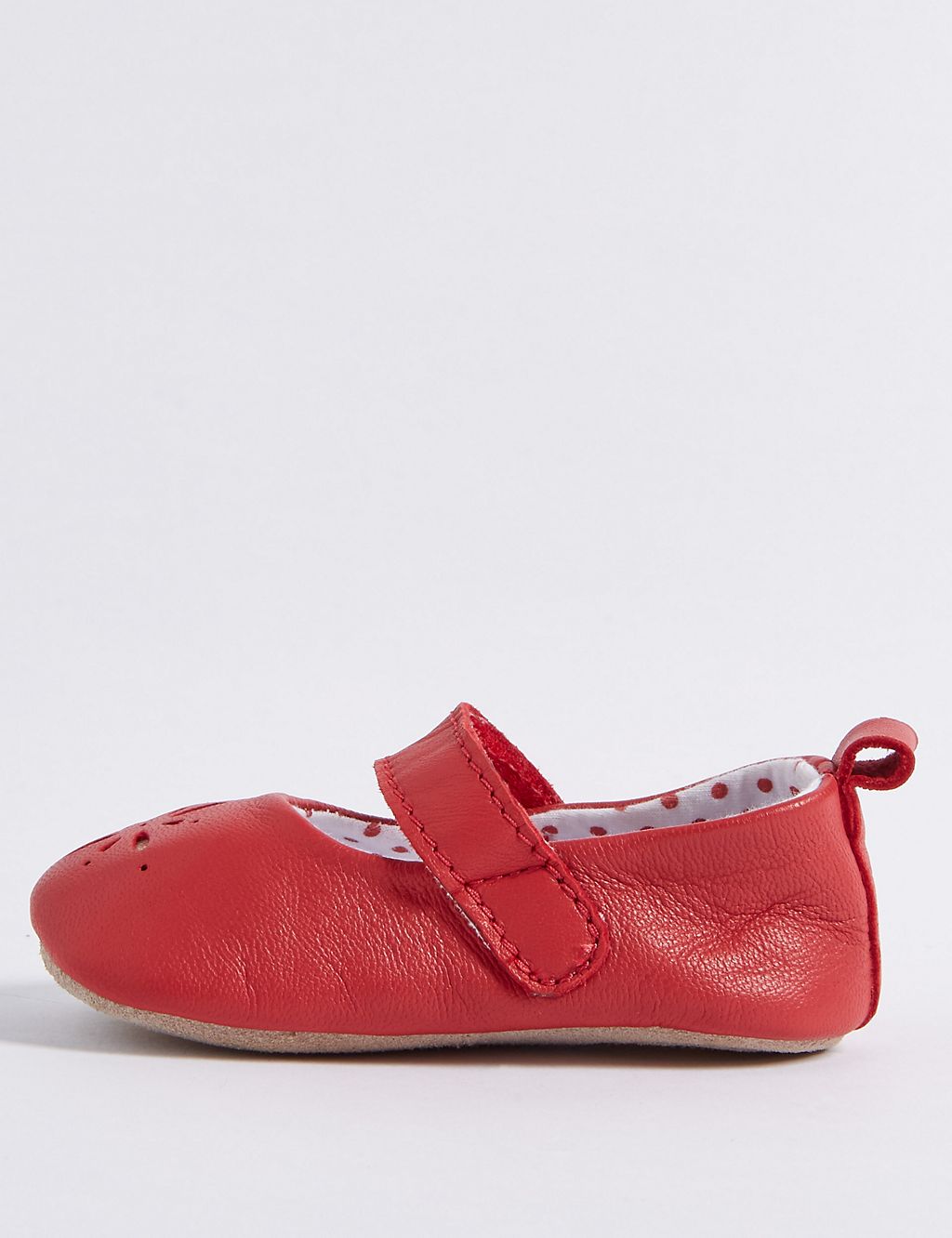 Baby Leather Riptape Pram Shoes 2 of 4