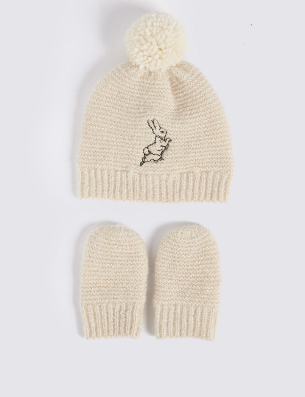 Baby Peter Rabbit™ Hat & Mittens Set 1 of 2