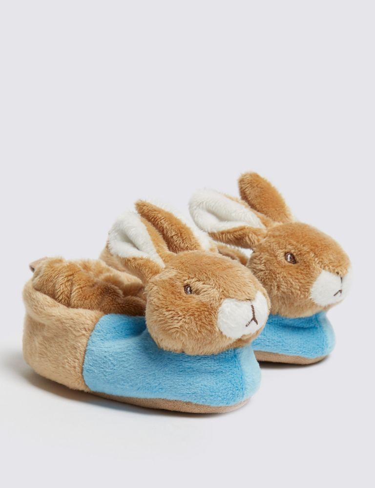 Baby Peter Rabbit™ Slippers (0-18 Mths) 1 of 5