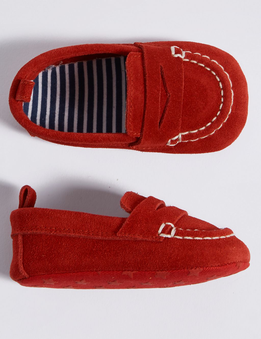 Baby Suede Loafer Pram Shoes 1 of 4