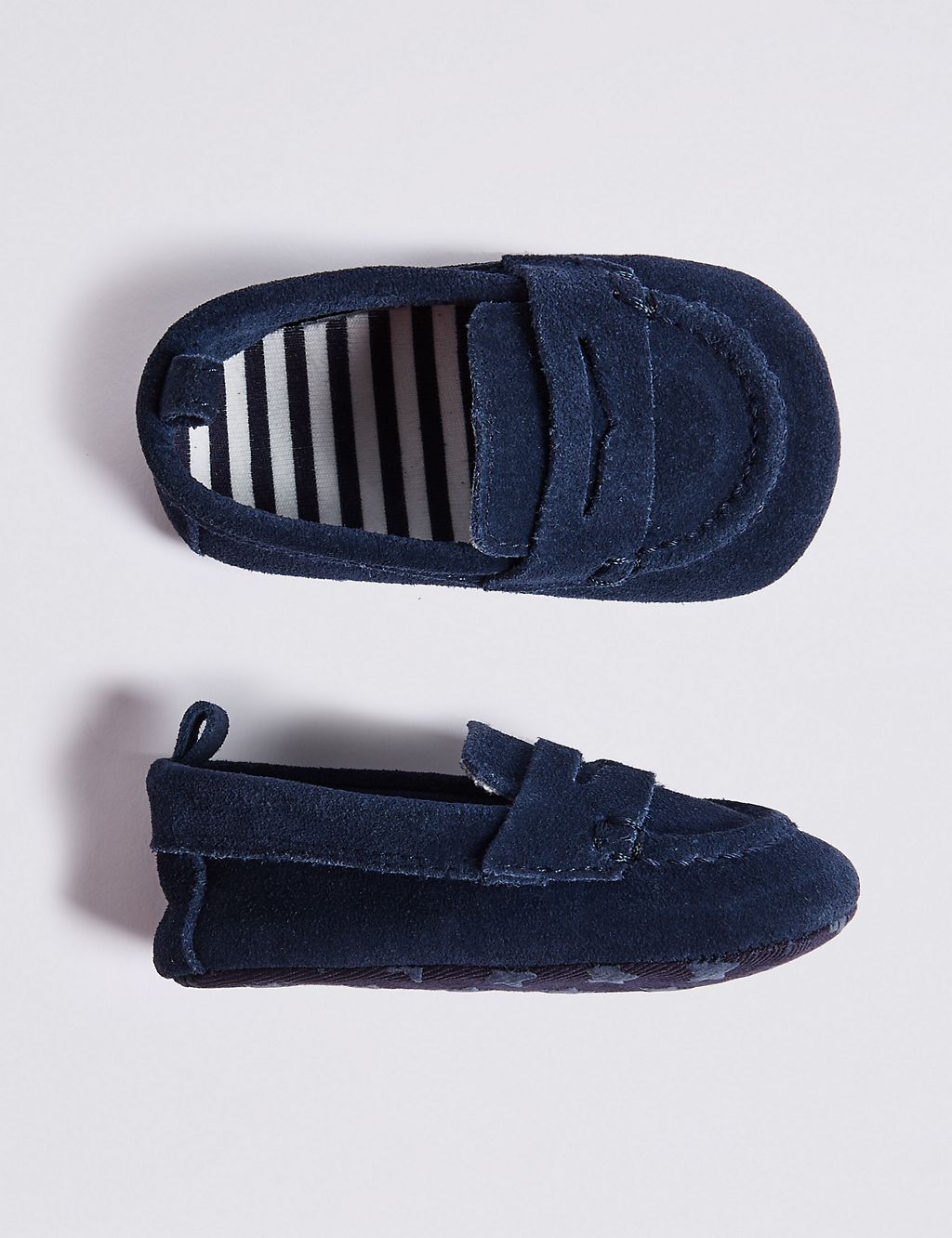 Baby Suede Loafer Pram Shoes 3 of 4
