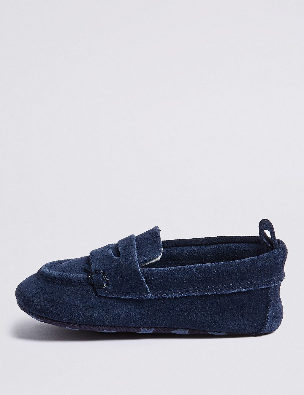 Baby Suede Loafer Pram Shoes 2 of 4
